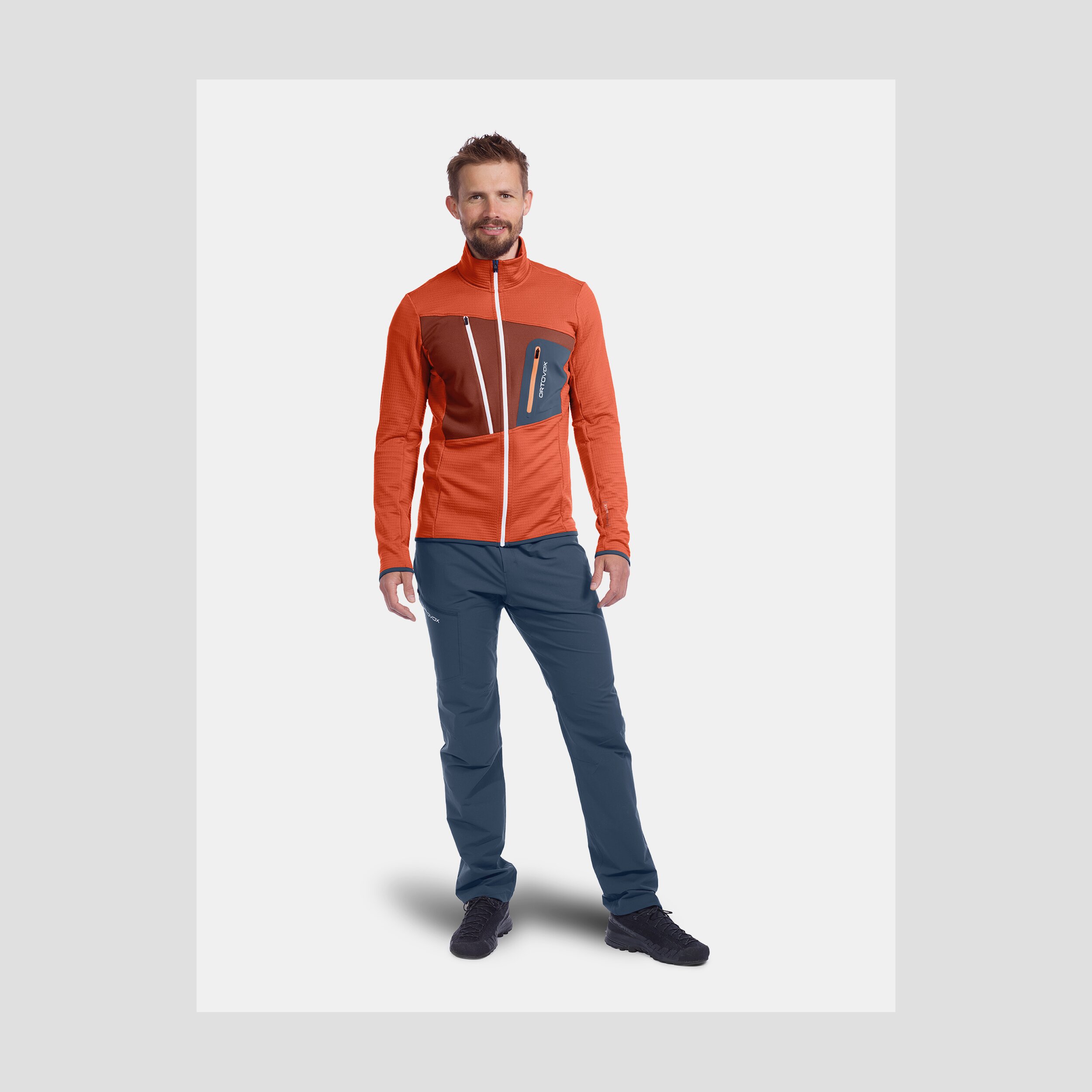 ORTOVOX FLEECE GRID JACKET M | Fleece 