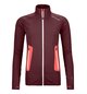 Giacche in pile FLEECE LIGHT JACKET W Rosso
