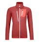 Giacche in pile FLEECE GRID JACKET W Rosso