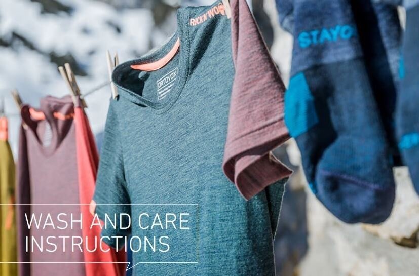 ORTOVOX Wash and care instructions ORTOVOX