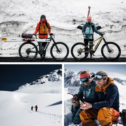 Nachhaltiges Freeriden am Arlberg mit ORTOVOX Athleten Simon Wohlgenannt und Lena Koller