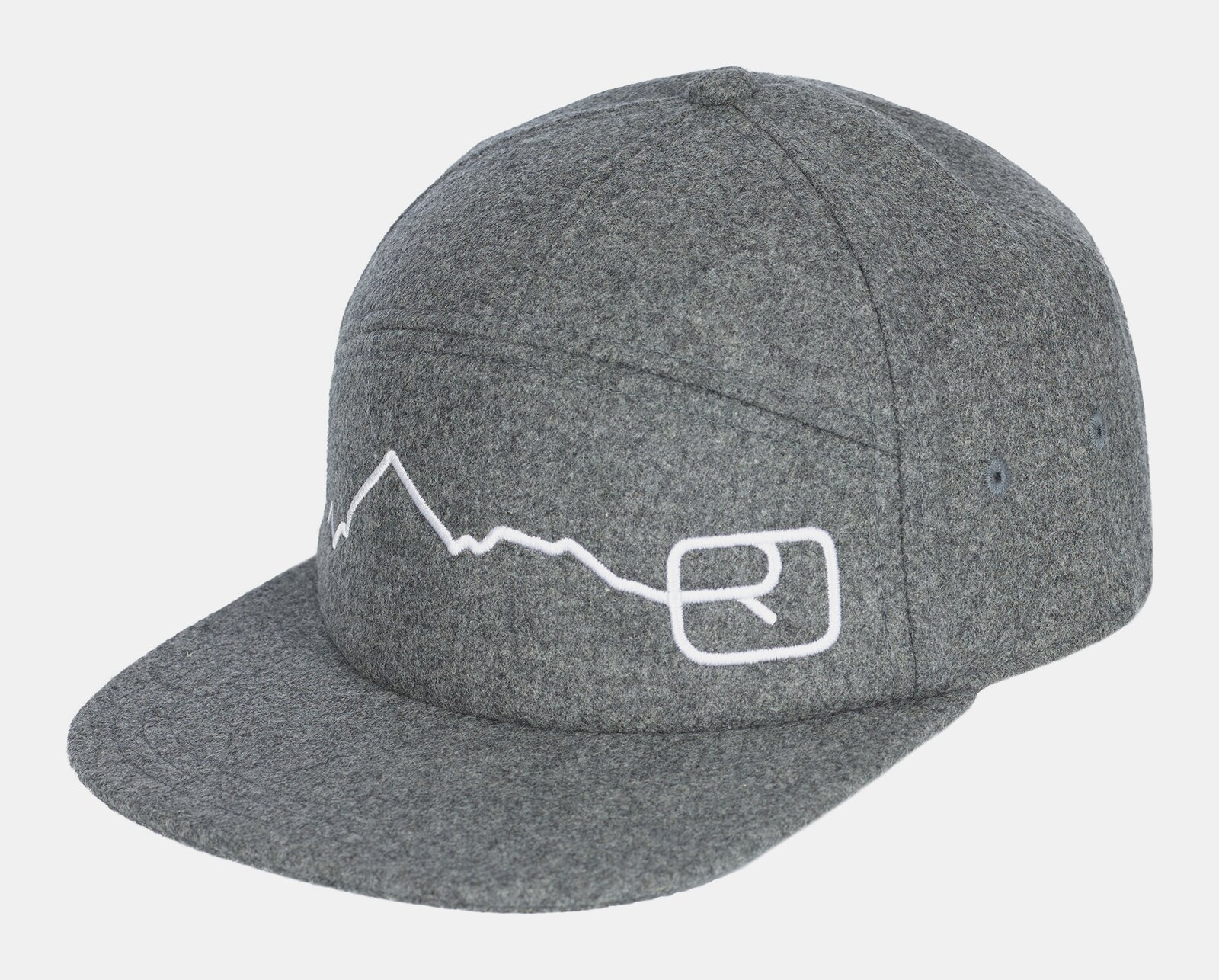 Casquette noire en laine mélangée WATER REPELLENT Homme