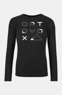 Longsleeves 185 MERINO BRAND OUTLINE LS W