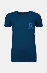 T-Shirts 185 MERINO WAY TO POWDER TS W