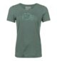 T-Shirts 120 COOL TEC LEAF LOGO TS W Green