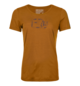 T-Shirts 120 COOL TEC LEAF LOGO TS W brown