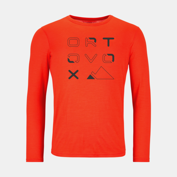 Ortovox 185 Merino Tangram L/S - Merino Shirt Men's, Buy online