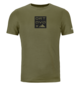 T-Shirts 185 MERINO SQUARE TS M Vert