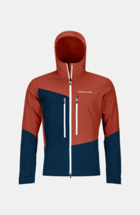 Men's softshell jackets for mountain athletes and alpinists