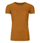 T-Shirts 185 MERINO TANGRAM LOGO TS W brown