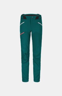 Ortovox Westalpen Softshell women's pants, pacific green 