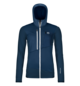 Hoodies FLEECE GRID HOODY W Blau