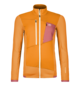 Vestes en polaire FLEECE GRID JACKET W Orange