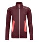 Vestes en polaire FLEECE LIGHT JACKET W Rouge