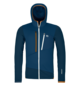 Hoodies FLEECE GRID HOODY M Blau