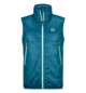 Veste sans manches SWISSWOOL PIZ VIAL VEST M Bleu