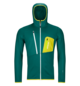 Hoodies FLEECE GRID HOODY M Green