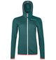 Hoodies FLEECE LIGHT GRID HOODED JKT W Vert