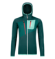 Hoodies FLEECE GRID HOODY W Green