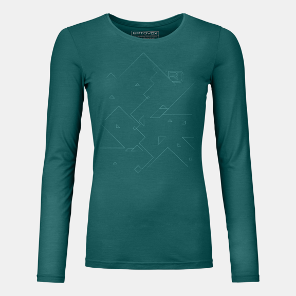 Longsleeves 185 MERINO TANGRAM LS W