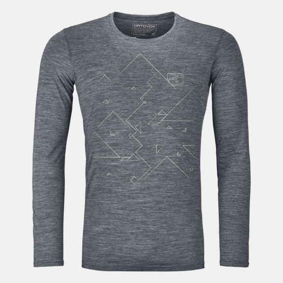 Longsleeves 185 MERINO TANGRAM LS M