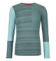 Base Layer long 185 ROCK'N'WOOL LONG SLEEVE W Green