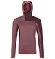 Hoodies FLEECE LIGHT GRID ZN HOODY W Violett