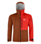 Hardshell-Jacken 3L ORTLER JACKET M Braun