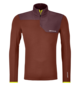 Felpe FLEECE LIGHT ZIP NECK M arancione