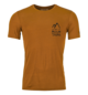 T-Shirts 120 COOL TEC MTN DUO TS M Marron