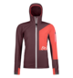 Vestes Softshell BERRINO HOODED JACKET W Rouge