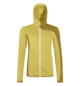 Hoodies FLEECE LIGHT GRID HOODED JKT W Jaune