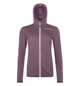 Hoodies FLEECE LIGHT GRID HOODED JKT W Violett