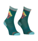 Chaussettes ALPINE LIGHT COMP MID SOCKS W Vert