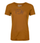 T-Shirts 120 COOL TEC LEAF LOGO TS W Marron