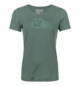 T-Shirts 120 COOL TEC LEAF LOGO TS W Vert