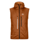 Gilet SWISSWOOL PIZ BOÈ VEST M marrone