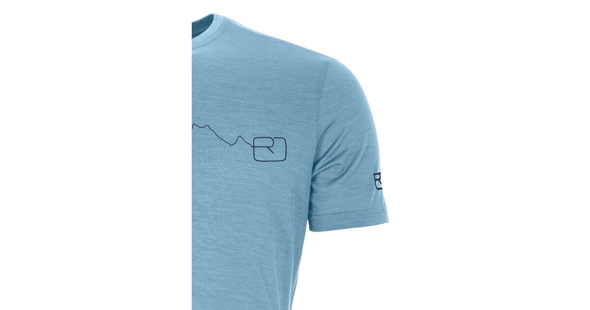 Ortovox 120 Cool Tec Mountain Cut T-Shirt - Haut En Mérinos Homme | Achat En Ligne