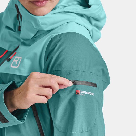 Hardshell Jackets 2L SWISSWOOL SEDRUN JACKET W