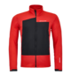 RESCUE FLEECE GRID JACKET M Red