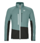 Vestes en polaire FLEECE RIB JACKET M Vert