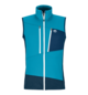 Westen FLEECE GRID VEST M Blau