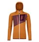 Hoodies FLEECE GRID HOODY W Marron