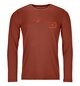 Longsleeves 185 MERINO LOGO SPRAY LS M Orange