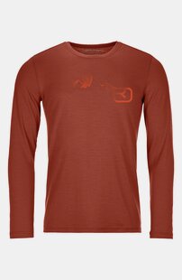 Longsleeves 185 MERINO LOGO SPRAY LS M