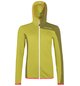 Hoodies FLEECE LIGHT GRID HOODED JKT W Jaune