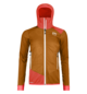 Vestes Softshell SWISSWOOL COL BECCHEI HYBRID JACKET W Marron