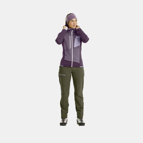Hoodies FLEECE GRID HOODY W