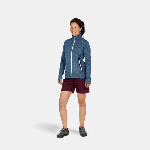 Fleece-Jacken FLEECE LIGHT MELANGE JACKET W