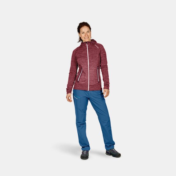 Hoodies FLEECE LIGHT MELANGE HOODY W